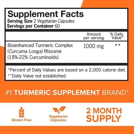 Support Joint Turmeric Curcumin Pills Supplement Black Pepper Turmeric Capsules 1000mg