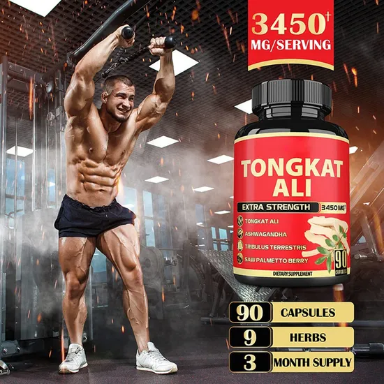 Support Strength Energy and Male Healthy Pills Supplement Men Tongkat Ali Capsules