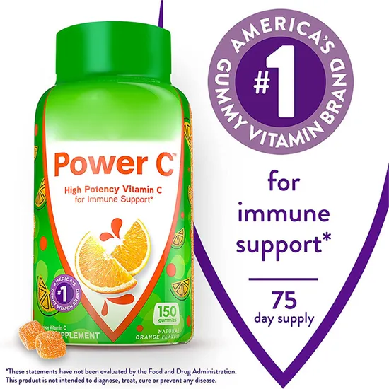 Supports Immunity Vitamin C Gummy 1000mg Bear Vitamin C Gummies