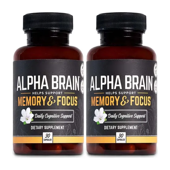 Vegan Phosphatidylserine Supplements with Vitamins & Mineral Organic Nootropic Alpha Brain Capsules