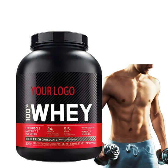 China Factory Sports Fitness Men and Women Protein Powder Strong Muscle Weight Gain Whey Protein Powder Supplements