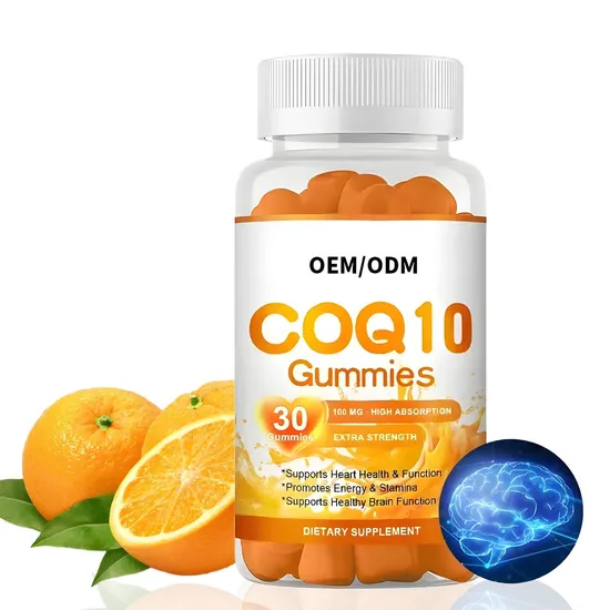 Coenzyme Q10-100mg-Supplement with Highly Absorbable, Potent Antioxidant Coenzyme Q10 Gummies