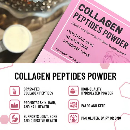 Collagenhealthy Jointshairnailssupport for Skin Elasticitysupport for Immune Systemcollagen Peptide Powder