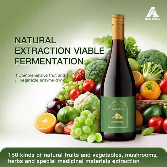 Dunkang Comprehensive Fruit and Vegetable Enzyme Beverage Natural Extraction, Active Bacteria Fermentation, Digestive Health Food