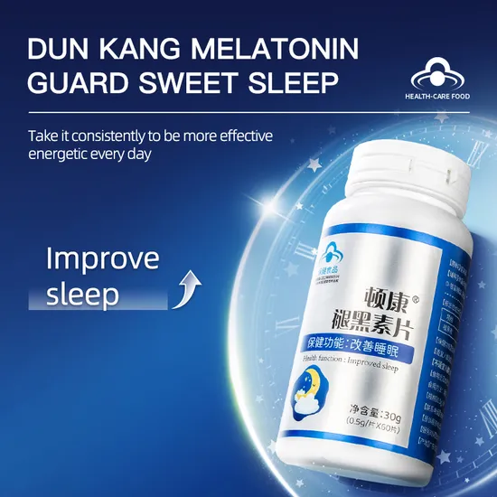 Dunkang Deep Sleep Melatonin Reduce Stress and Anxiety Improve Good Sleep Help Melatonin Tablets