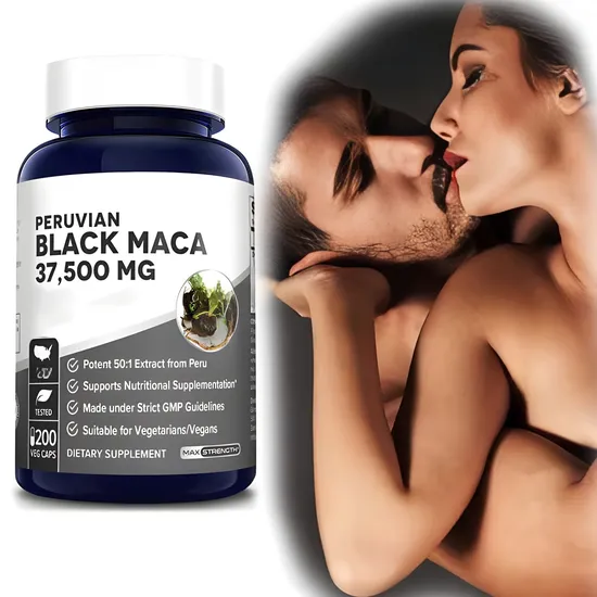 Maca Ginseng Capsules Enhance Men' S Energy Support Maca Root Capsules Natural Boost Pills Maca Capsules-Maca Products