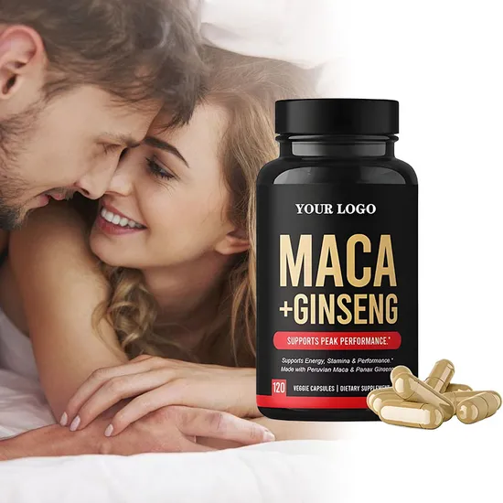 Maca Root Extract Tablets for Men Promote Energy Balance Hormone Black Maca Powder