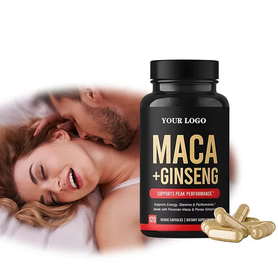 Maca Root Extract Tablets for Men Promote Energy Balance Hormone Black Maca Powder