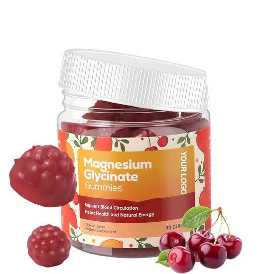 Magnesium Glycinate Gummy Candy with Ashwagandha Supplement - Zinc-Biotin Candy Gummy Manufacturer