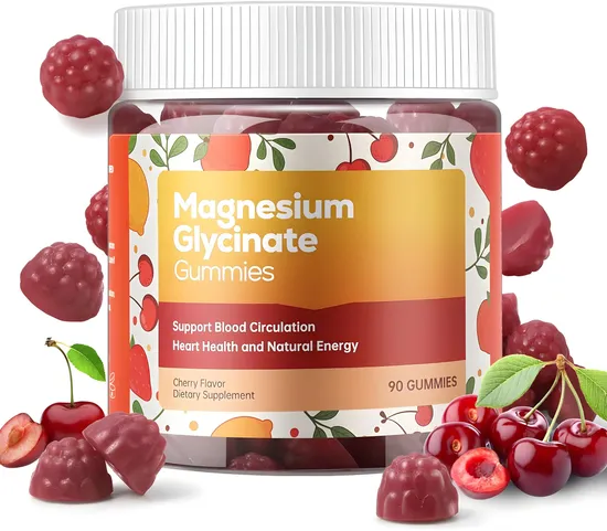 Magnesium Glycinate Gummy Candy with Ashwagandha Supplement - Zinc-Biotin Candy Gummy Manufacturer