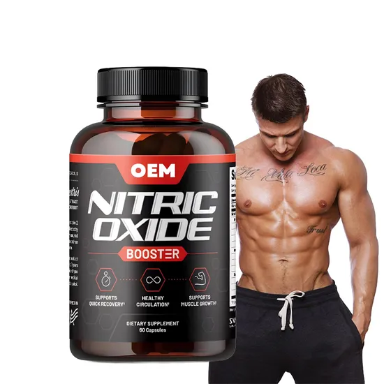 Nitric Oxide Booster - Pre-Workout, Muscle Builder Carbon Monoxide Capsules