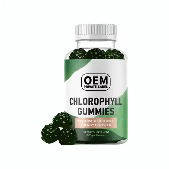 OEM Daily Supplement Chlorophyll Gummies for Immune Support Energy Booster