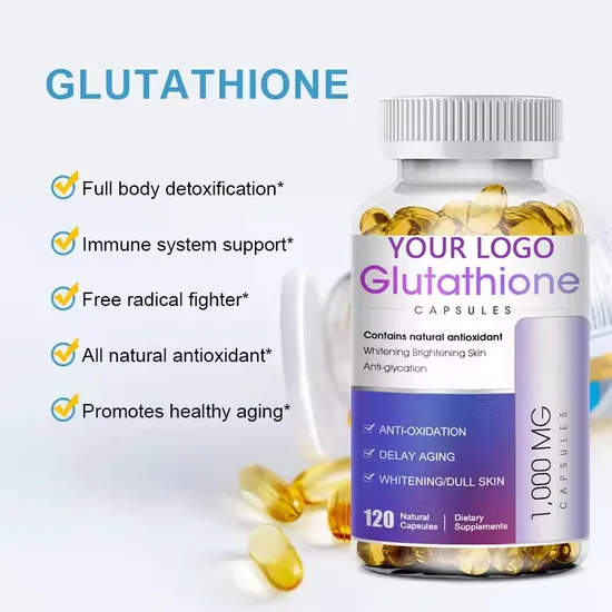 OEM/ODM Anti-Aging and Collagen Glutathione Supplement Energy Support Capsules