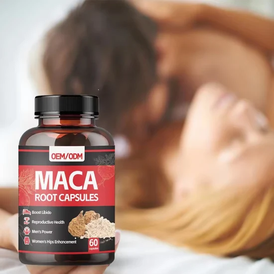 OEM/ODM Black Maca Capsules Anti Fatigue Replenish Energy Powerful Supplement for Male- Maca Products