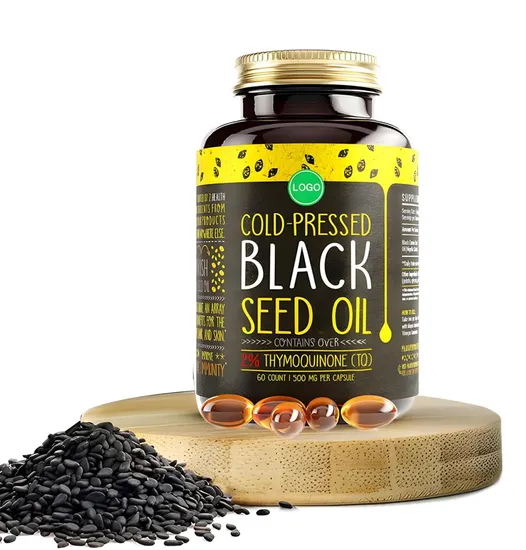 OEM/ODM Black Seed Oil Capsules - Cold Pressed, Liquid Pure Black Seed Oil 60 Capsules