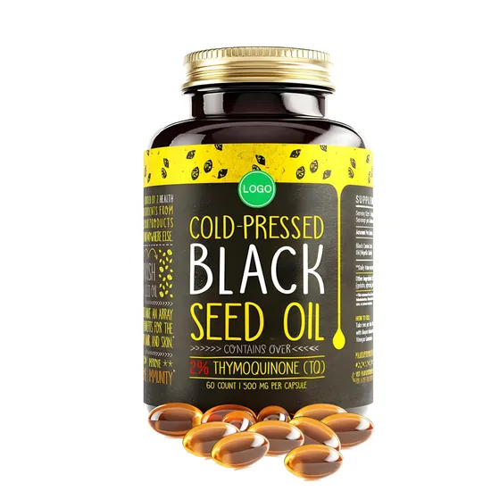 OEM/ODM Black Seed Oil Capsules - Cold Pressed, Liquid Pure Black Seed Oil 60 Capsules