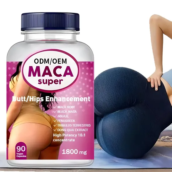 OEM/ODM Booty Best Butt-Lift Supplements HIPS and Bums Bigger Enhancement Maca Capsules-Maca Products