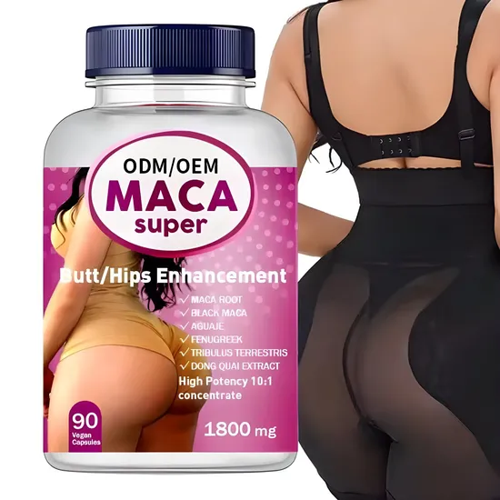 OEM/ODM Booty Best Butt-Lift Supplements HIPS and Bums Bigger Enhancement Maca Capsules-Maca Products