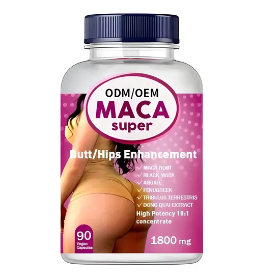 OEM/ODM Booty Best Butt-Lift Supplements HIPS and Bums Bigger Enhancement Maca Capsules-Maca Products