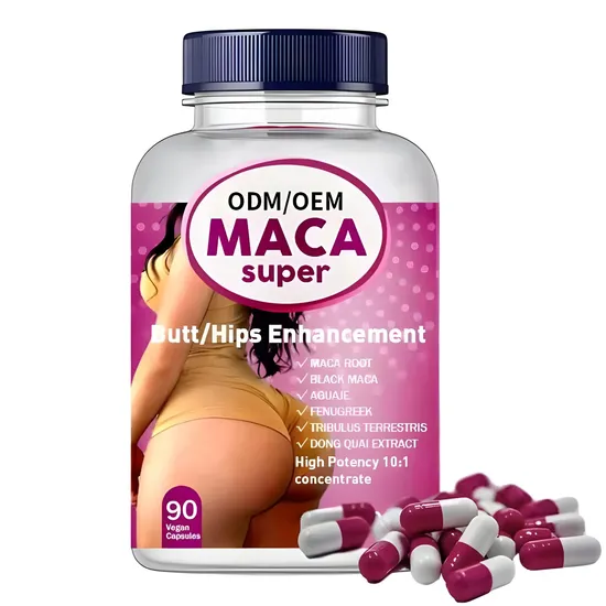 OEM/ODM Booty Best Butt-Lift Supplements HIPS and Bums Bigger Enhancement Maca Capsules-Maca Products