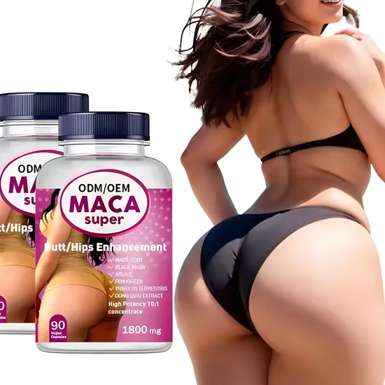 OEM/ODM Booty Best Butt-Lift Supplements HIPS and Bums Bigger Enhancement Maca Capsules-Maca Products