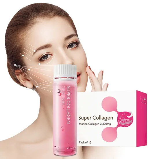 OEM/ODM Collagen Peptide Skin Whitening Hydrolysed Marine Collagen Vitamin C Supplement Collagen Drink