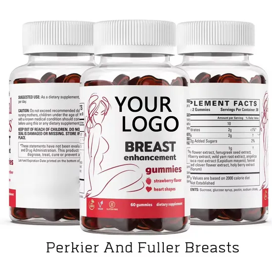 OEM/ODM Enlargement Lifting and Firming Breast Enhancement Gummies Natural Breast Growth Gummies