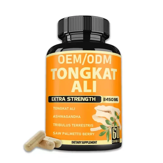 OEM/ODM Herbal Tongkat Ali Capsules Maca Extract Capsules for Supports Performance and Muscle Recovery