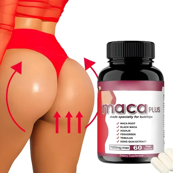 OEM/ODM High Quality Maca Root Pills Curve Maca Extract Ultimate Butt Enhancement Maca Capsules