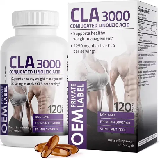 OEM/ODM Linoleic Acid Supplement Supports Weight Loss Slimming Healthy Soft Capsule