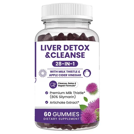 OEM/ODM Liver Detox and Natural Liver Health Formula Supplement Liver Cleanse and Repair Gummies