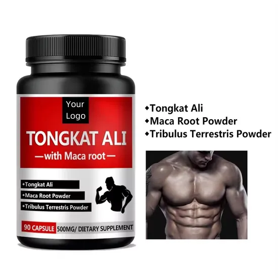 OEM/ODM Male Maca Root and Tongkat Ali Strength Enhancement Supplement Maca Capsules Products