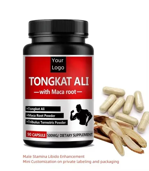 OEM/ODM Male Maca Root and Tongkat Ali Strength Enhancement Supplement Maca Capsules Products