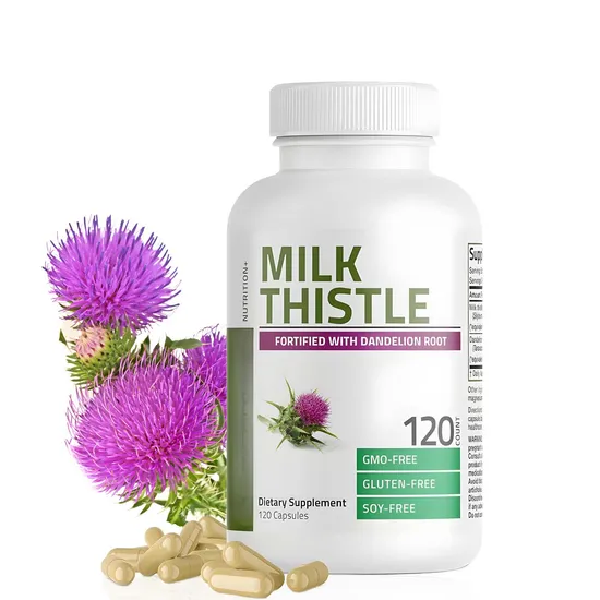 OEM/ODM Milk Thistle Silymarin Marianum & Dandelion Liver Health Support, Antioxidant Support, Liver Capsules