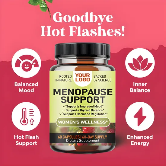 OEM/ODM Multi-Benefit Menopause Relief Hormonal Balance - Women′s Herbal Menopause Probiotic Capsule Supplement