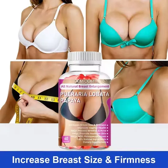 OEM/ODM Natural Breast Growth Gummies Enlargement Lifting and Firming Breast Enhancement Gummies