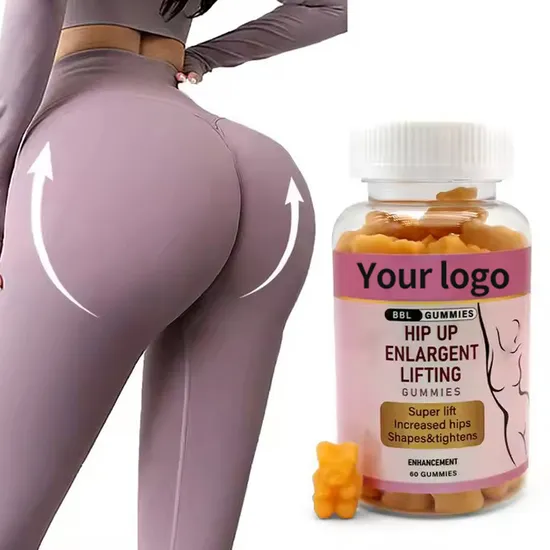 OEM/ODM Natural Vegan Friendly Supplements Buttock Lift Buttock Enlargement Gummies for Bigger Buttocks