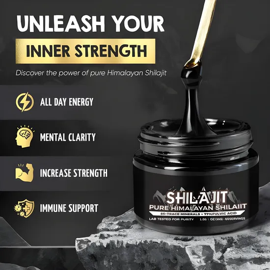 OEM/ODM Organic Shilajit Resin Supplements Himalayan Pure Shilajit Resin, Shilajit Grade or