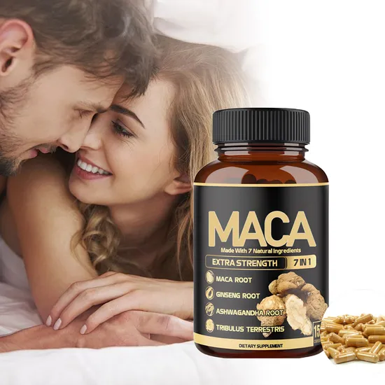 OEM/ODM Private Label Male Black Maca Root Supplement Maca Powder Capsules