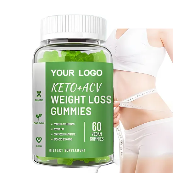 OEM/ODM Vegan Advanced Diet Fat Burning Acv Keto Gummies Herbal Supplements Apple Cider Vinegar Gummies