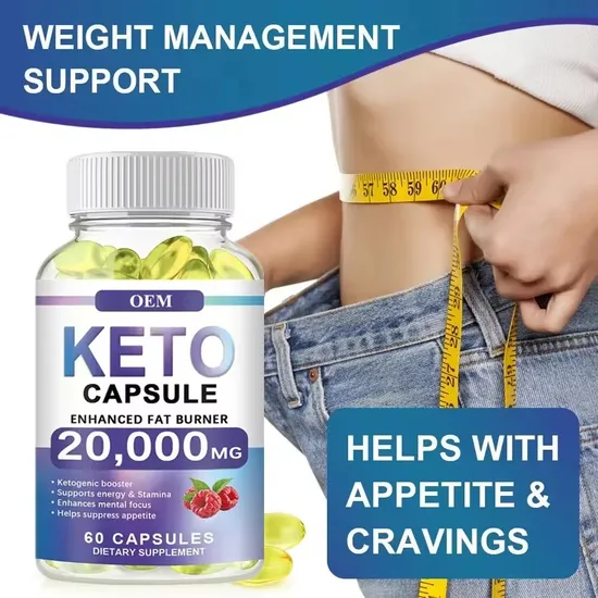 OEM/ODM Weight-Loss Fat Burner Boost Slimming Detox Keto Capsules for Healthy Care