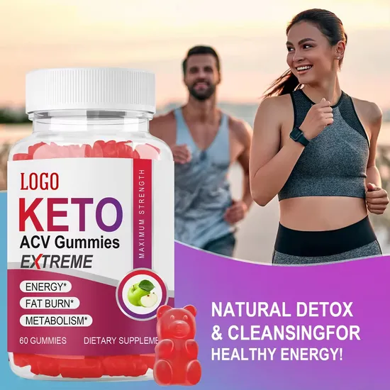 OEM/ODM Weight Loss Slimming Fat Burning Gummies with Natural Apple Cider Vinegar Ketone Supplement Vegan Apple Cider Vinegar Gummies