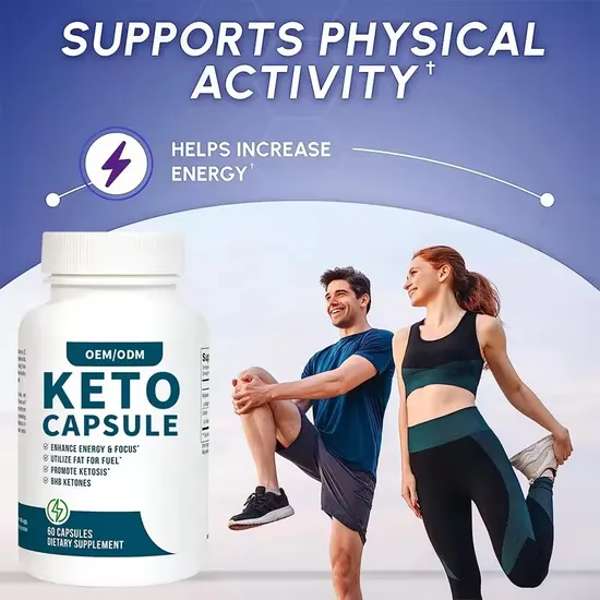 OEM/ODM Weight Loss Slimming Replenish Energy Herbal Supplements Promotes Metabolism Keto Capsules