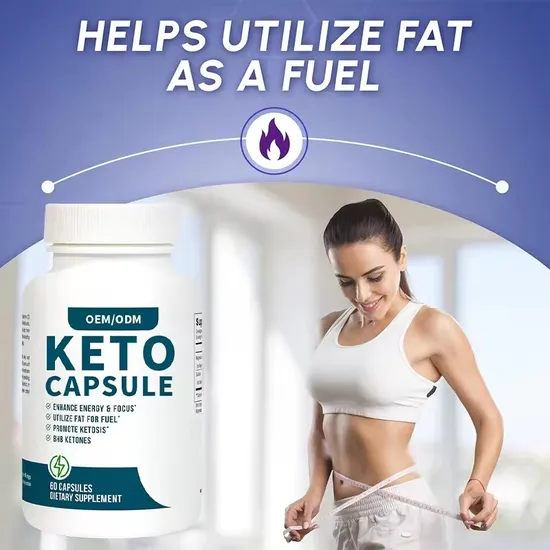 OEM/ODM Weight Loss Slimming Replenish Energy Herbal Supplements Promotes Metabolism Keto Capsules