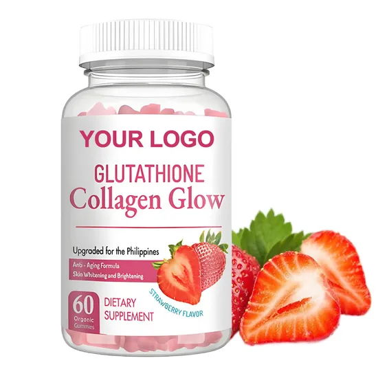 OEM/ODM Whitening Candy Collagen Supplement L-Glutathione Gummies