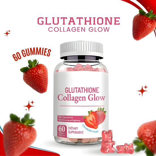 OEM/ODM Whitening Candy Collagen Supplement L-Glutathione Gummies