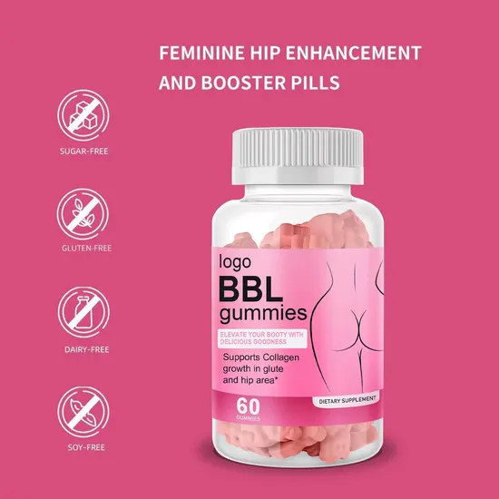 OEM/ODM Women′s Butt Lift Healthcare Supplement for Enhancing Butt Skin Firmness Maca Gummies