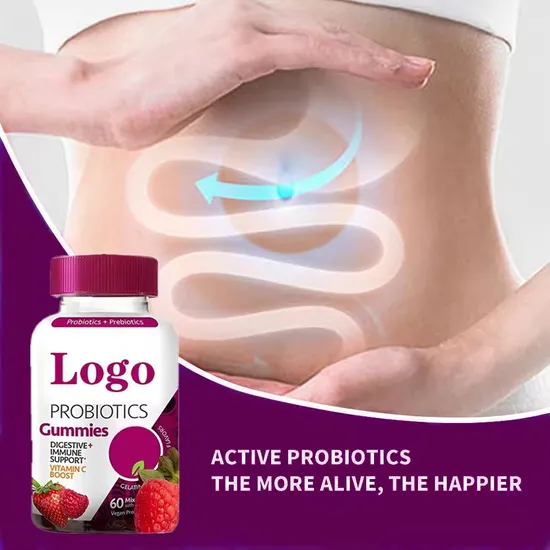 OEM/ODM Women′s Cranberry Prebiotic Probiotics Vitamins Supplement Improve Immunity and Vagina Gummies