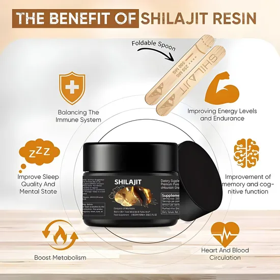 OEM /ODM Shilajit Resin Supports Immune System Rich in Trace Minerals Balanced Health Dietary Supplement Shilajit Extracts