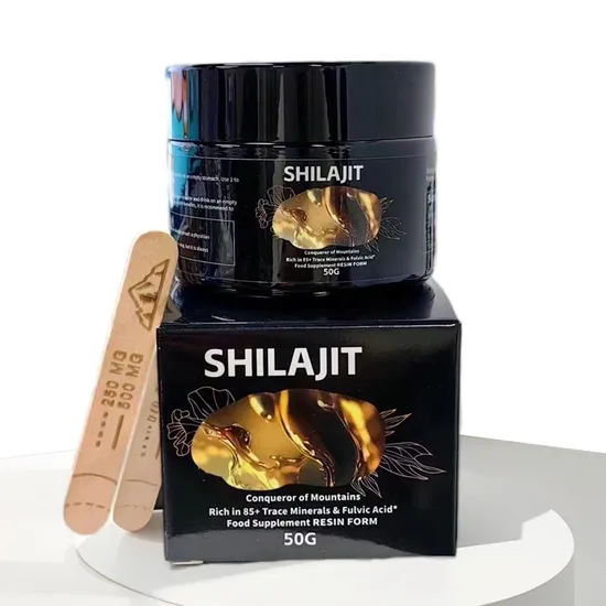 OEM /ODM Shilajit Resin Supports Immune System Rich in Trace Minerals Balanced Health Dietary Supplement Shilajit Extracts